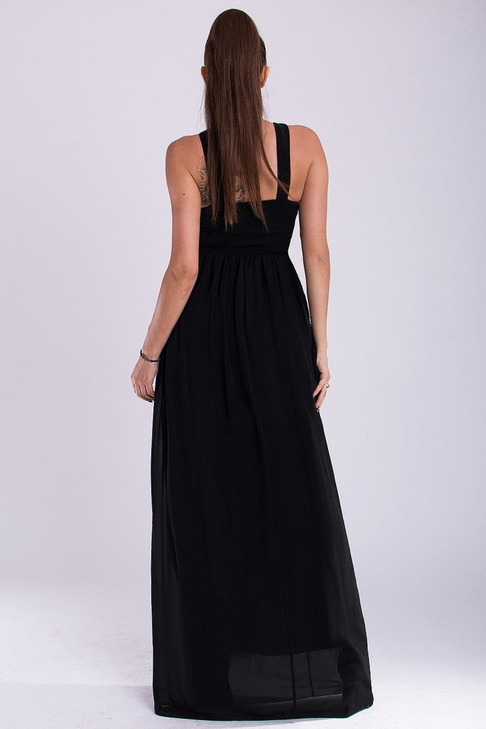 EVA & LOLA DRESS - BLACK 19011-4