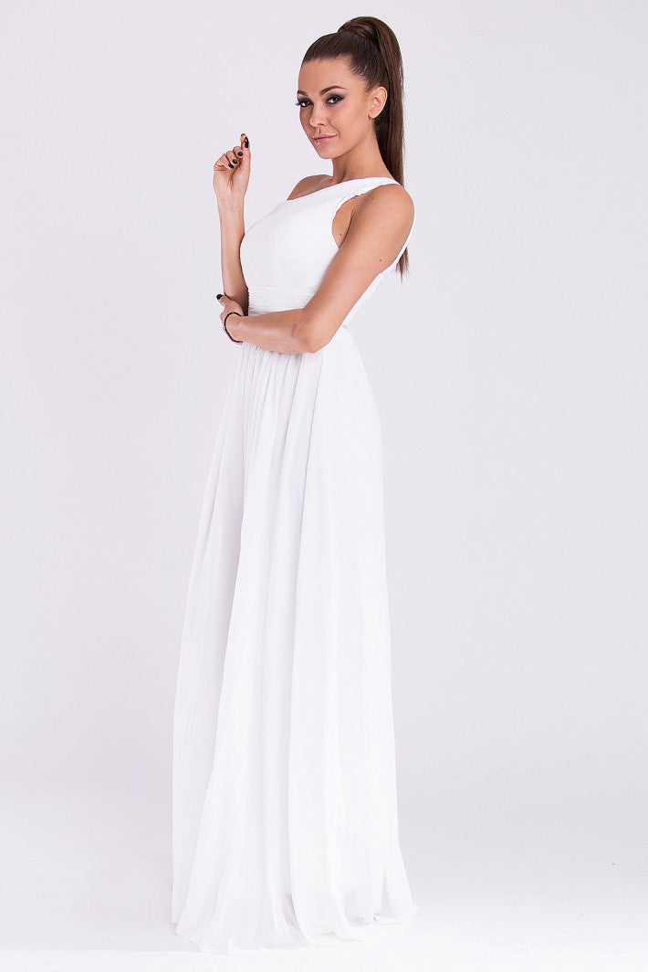 EVA & LOLA DRESS - WHITE 19012-1