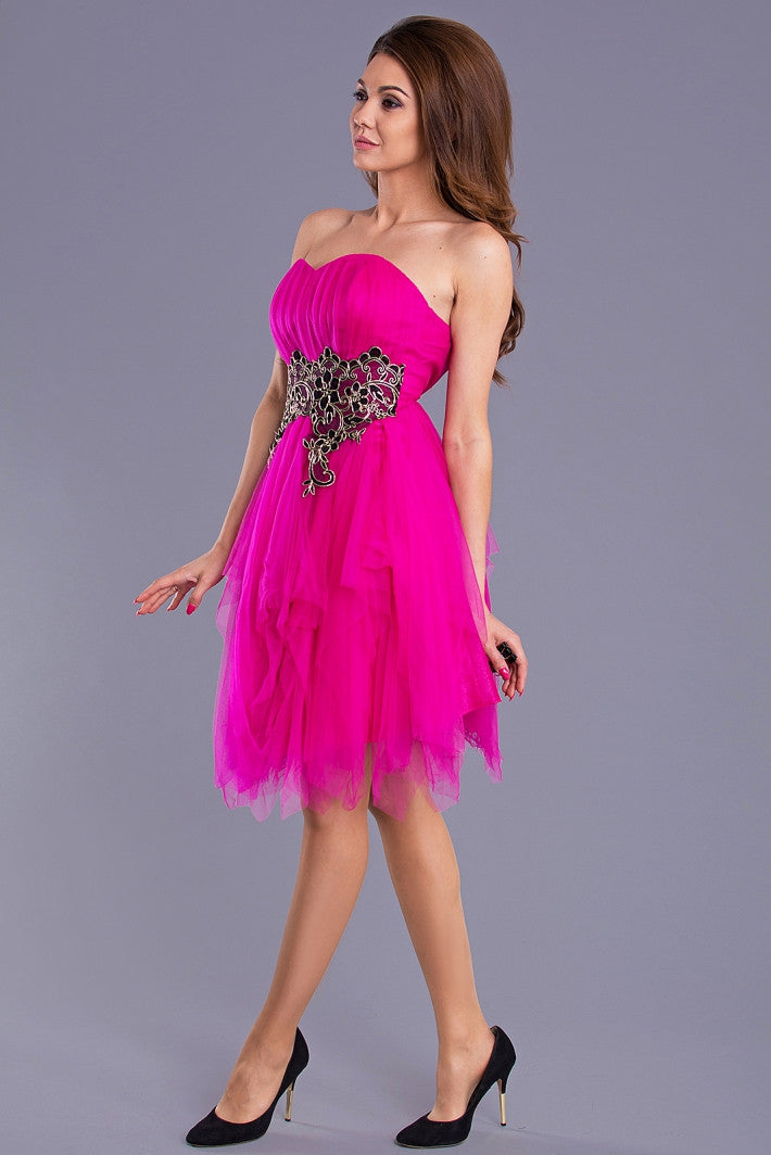 PINK BOOM DRESS - Fuchsia 9010-2