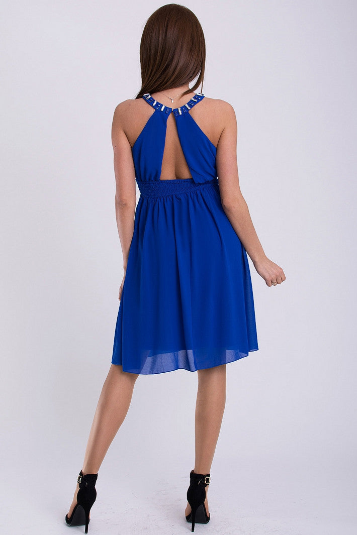 PINK BOOM DRESS - cobalt 14012-1