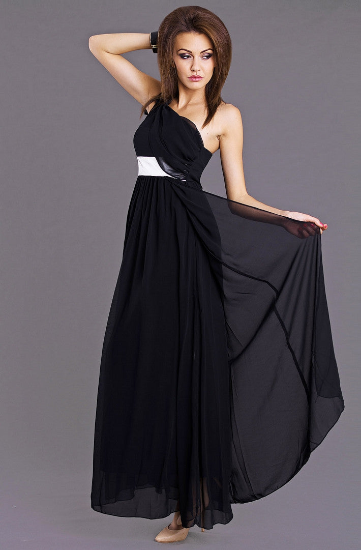 EVA & LOLA DRESS - BLACK 6808-1