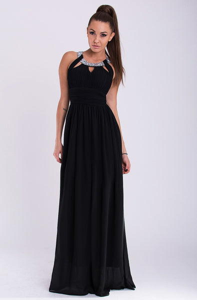 EVA & LOLA DRESS - BLACK 19011-4