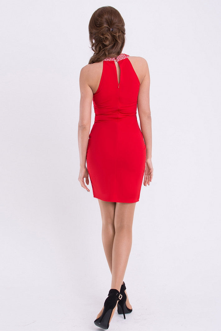 EMAMODA DRESS - RED 13004-3