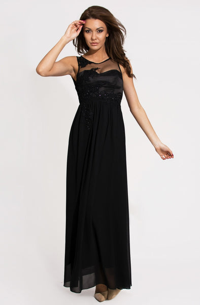 EVA & LOLA DRESS - BLACK 9710-2