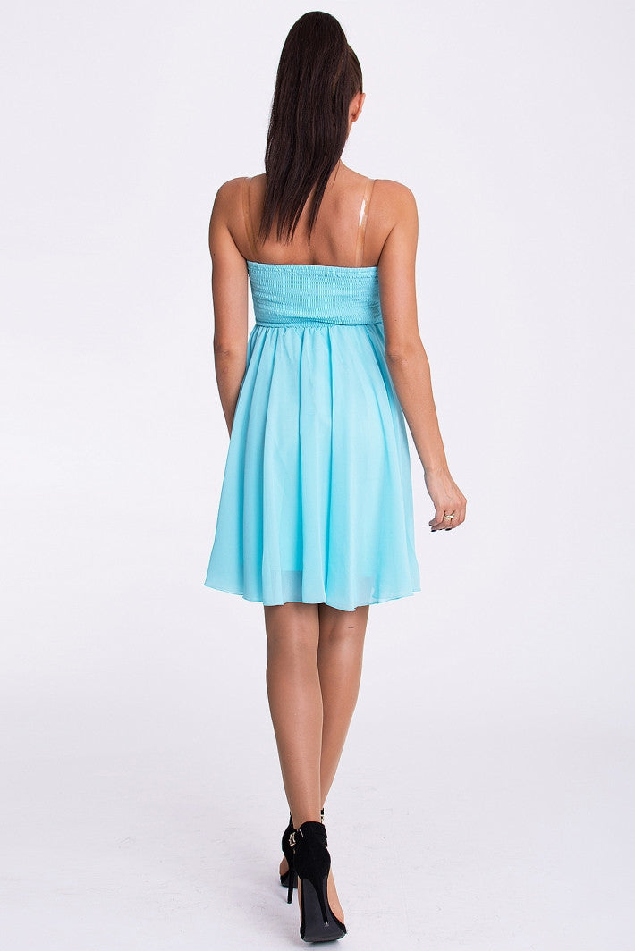 EVA & LOLA DRESS - BLUE 17001-3