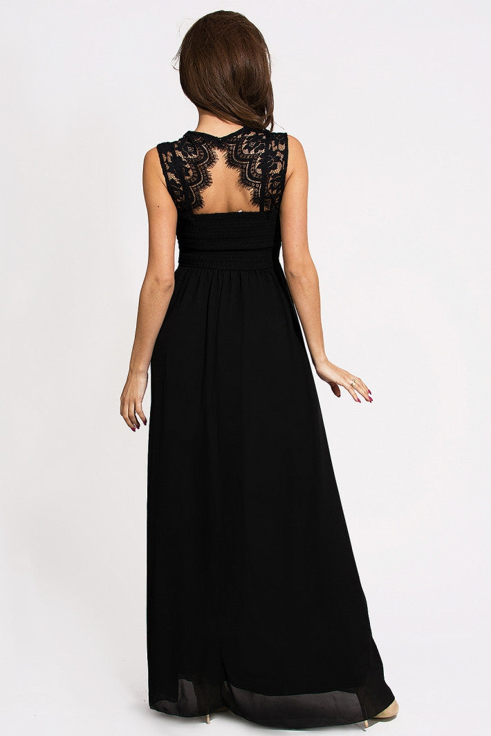 EVA & LOLA DRESS - BLACK 9711-1