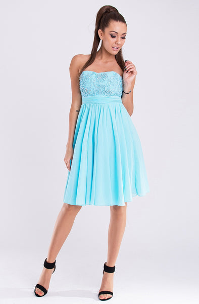 EVA & LOLA DRESS - BLUE 19010-1