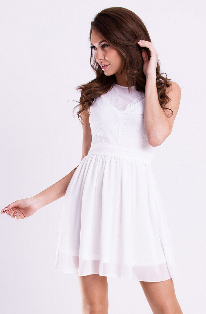 EMAMODA DRESS - WHITE 12007-2