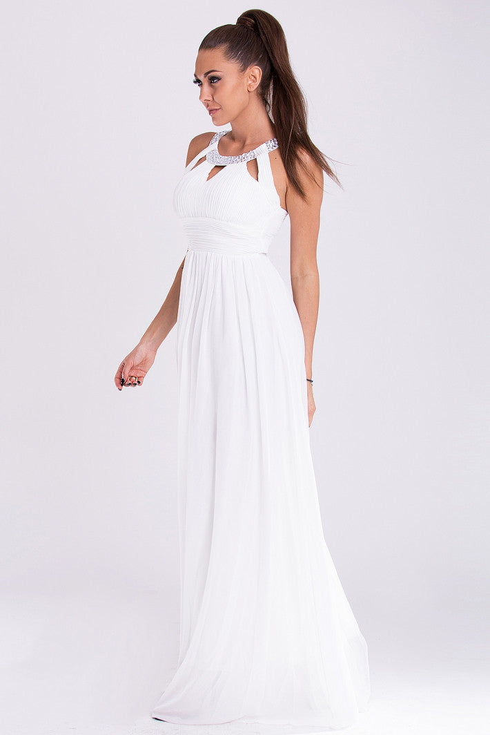 EVA & LOLA DRESS - WHITE 19011-3