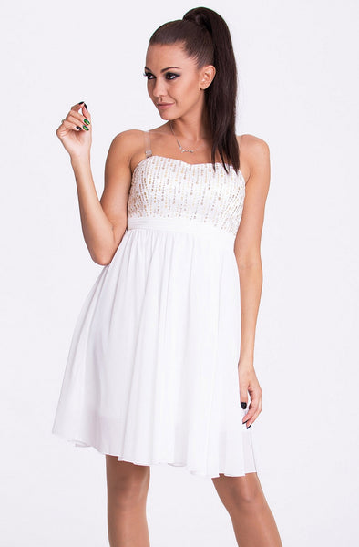 EVA & LOLA DRESS - WHITE 17001-4