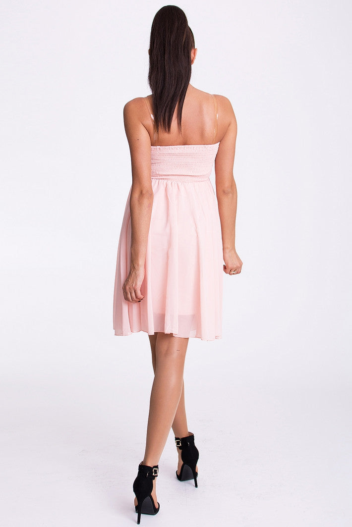 EVA & LOLA DRESS - powder pink 17001-2