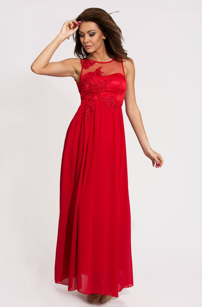 EVA & LOLA DRESS - RED 9710-1