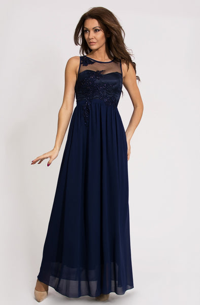 EVA & LOLA DRESS - BLUE 9710-3