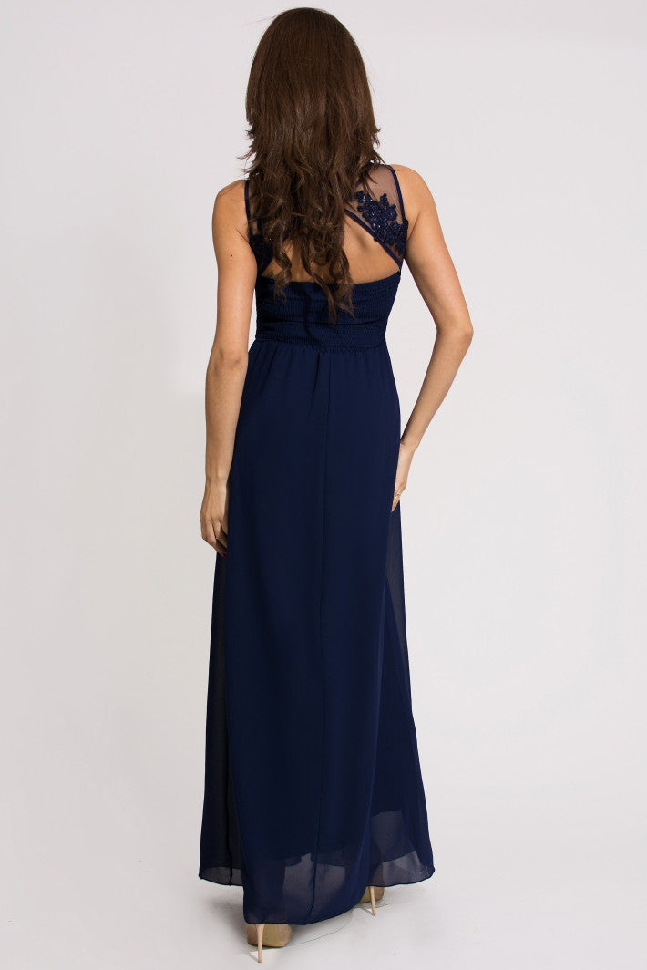 EVA & LOLA DRESS - BLUE 9710-3