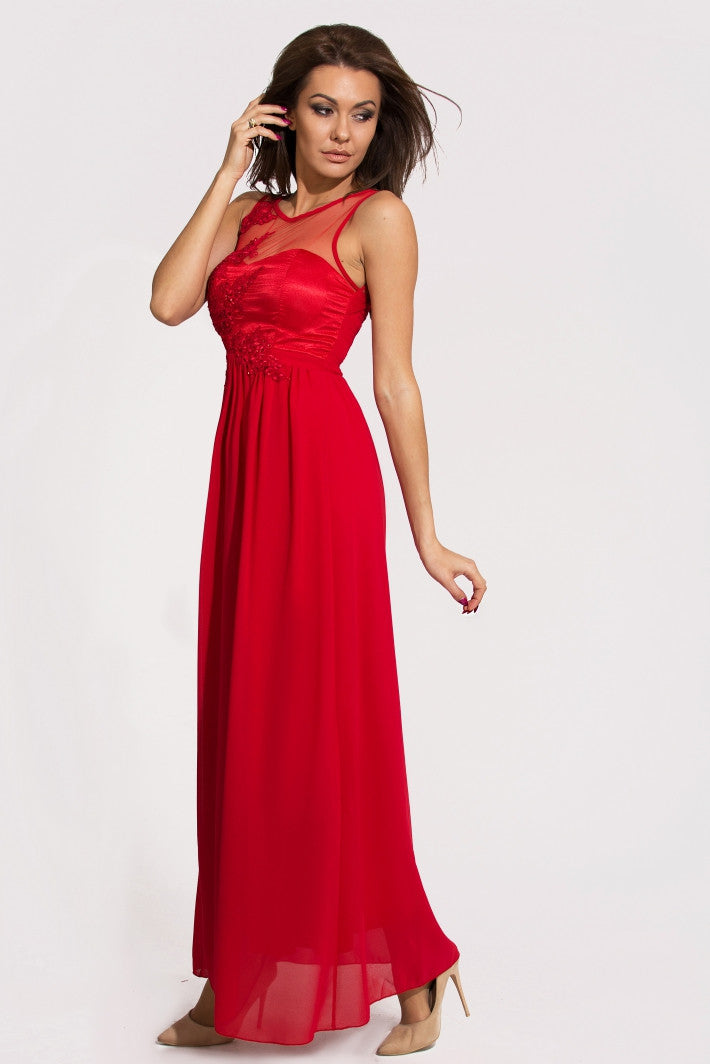 EVA & LOLA DRESS - RED 9710-1