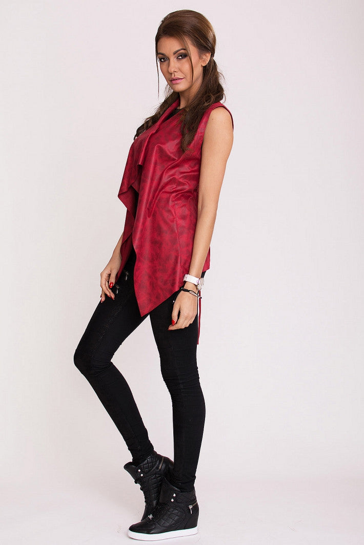 PINK BOOM  VEST - Maroon 9607-2