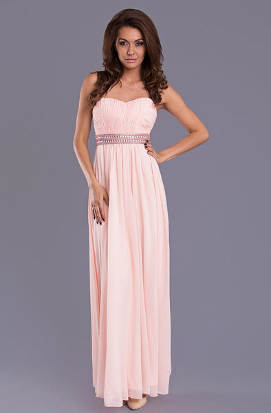 EVA & LOLA DRESS -LIGHT PINK 7909-3