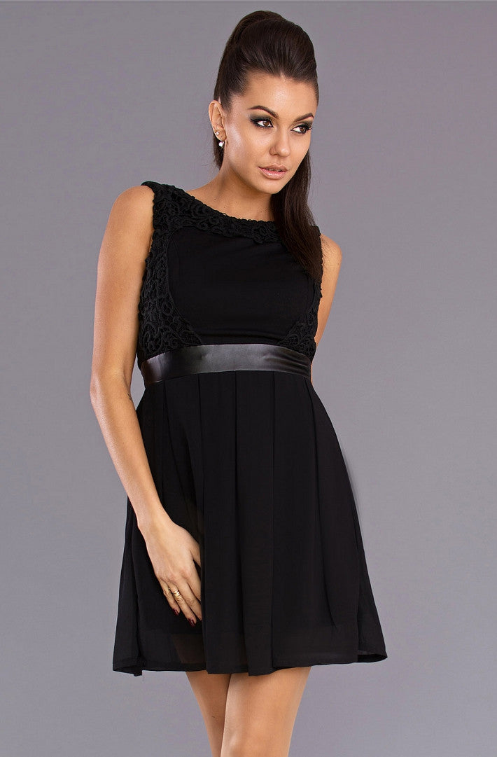 EMAMODA DRESS - BLACK 7609-1