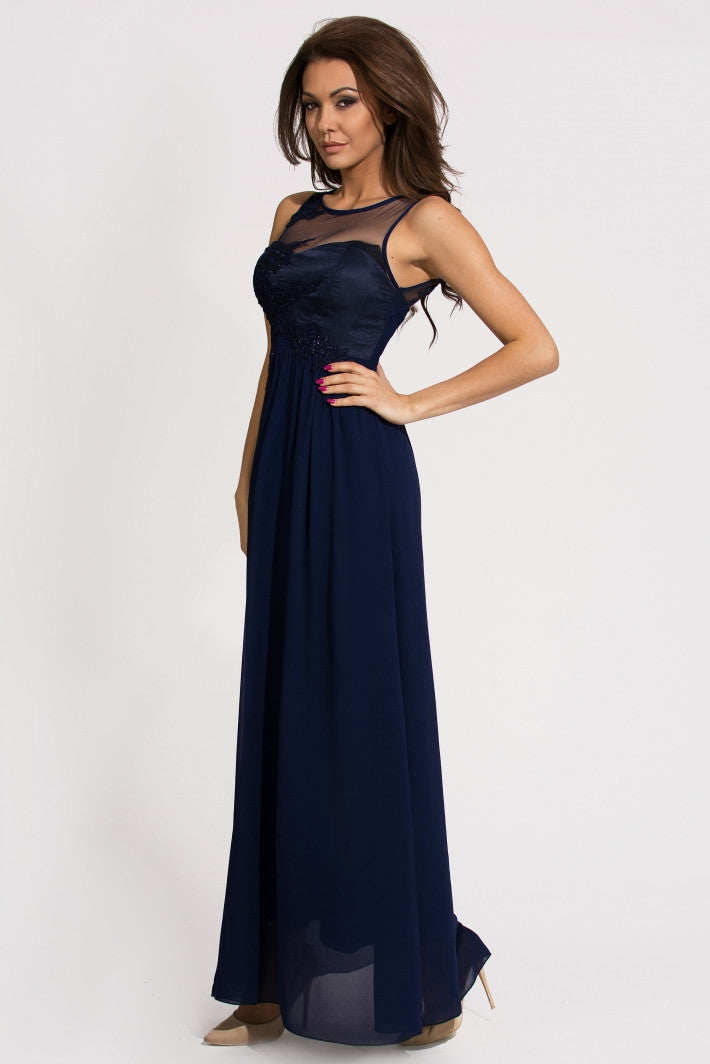 EVA & LOLA DRESS - BLUE 9710-3