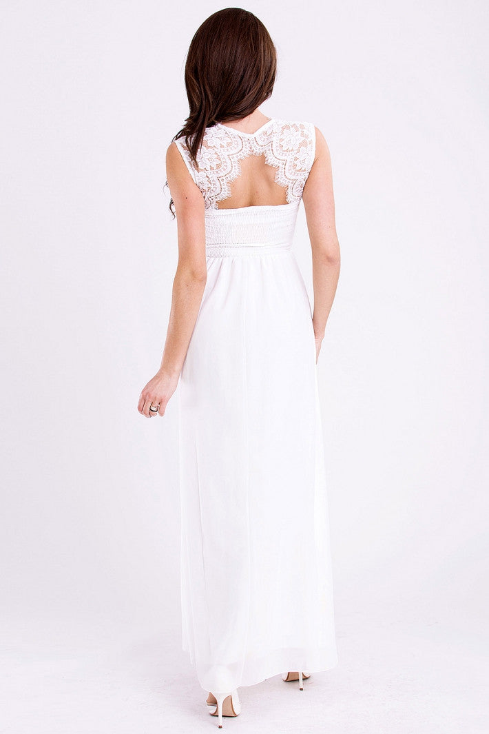 EVA & LOLA DRESS - WHITE 9711-5