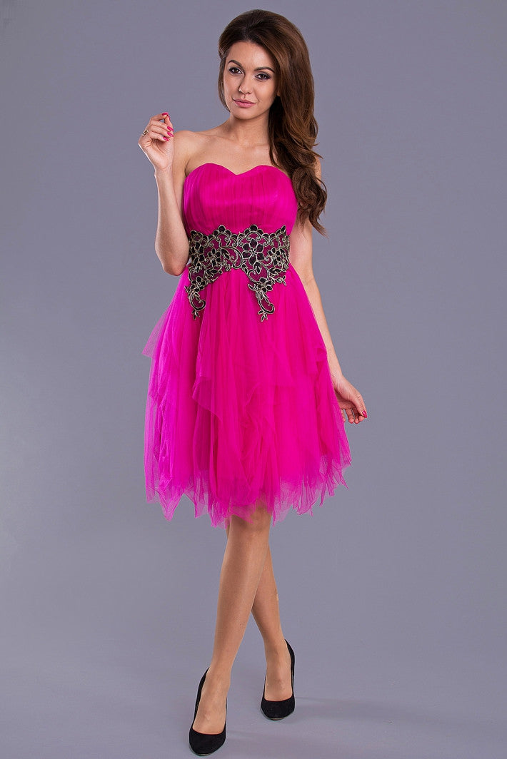 PINK BOOM DRESS - Fuchsia 9010-2