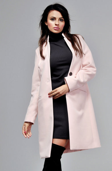 COAT - powder pink 22003-5