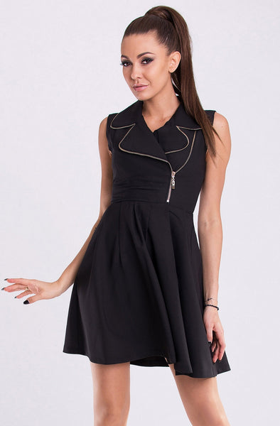 EMAMODA DRESS - BLACK 19002-2