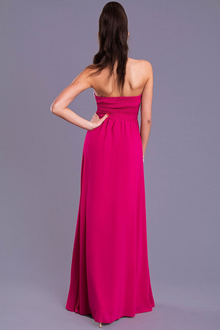 EVA & LOLA DRESS - FUCHSIA 7816-3