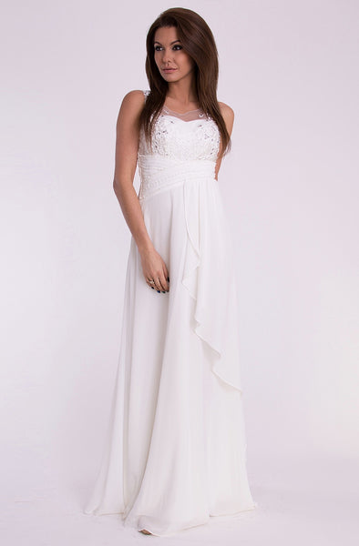 EVA & LOLA DRESS - WHITE 10005-3