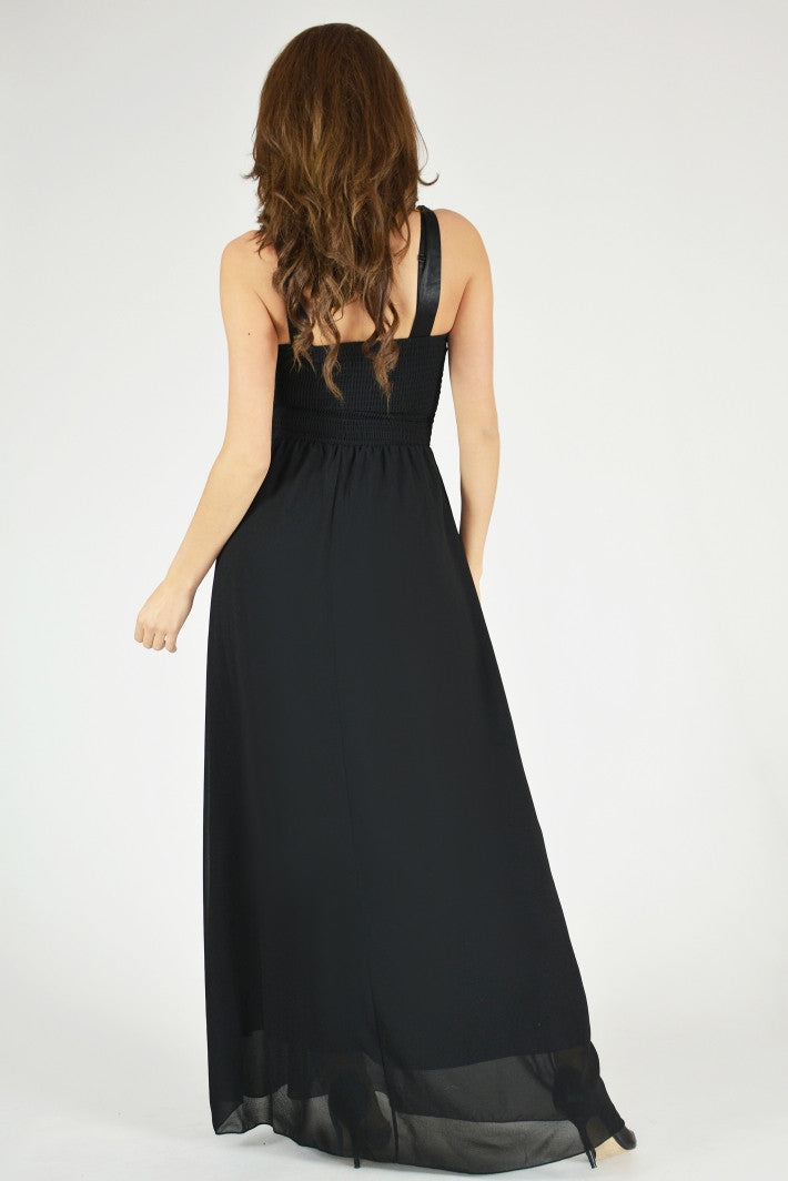 EVA & LOLA DRESS - BLACK 9709-1