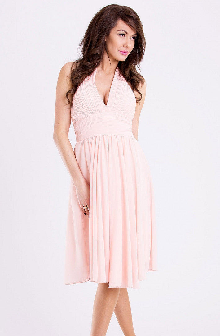 EVA & LOLA DRESS - powder pink 11007-4