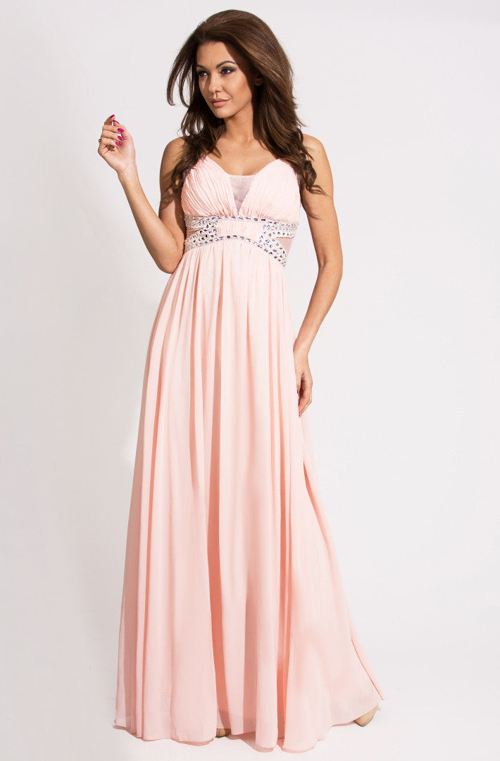 EVA & LOLA DRESS - powder pink 9707-2