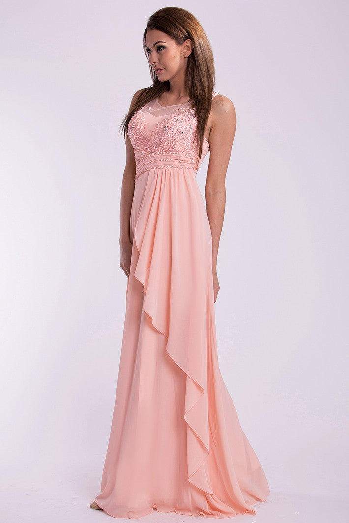 EVA & LOLA DRESS - powder pink 10005-2