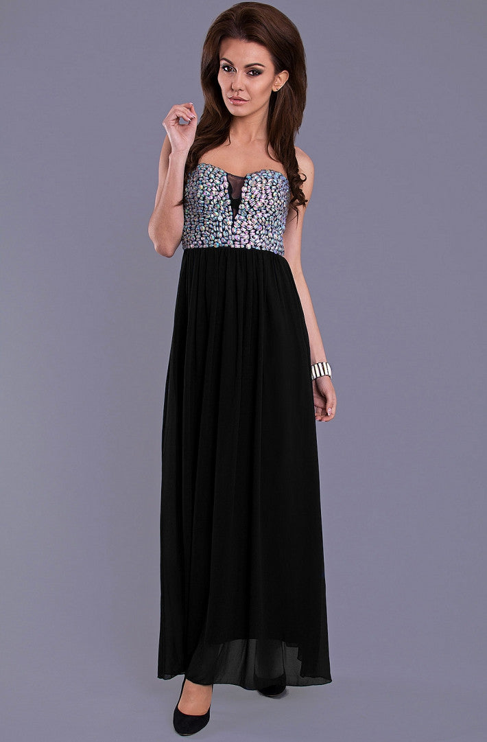 EVA & LOLA DRESS - BLACK 8309-3