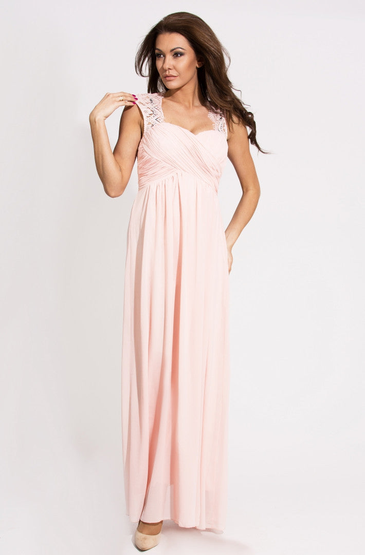 EVA & LOLA DRESS - powder pink 9711-4