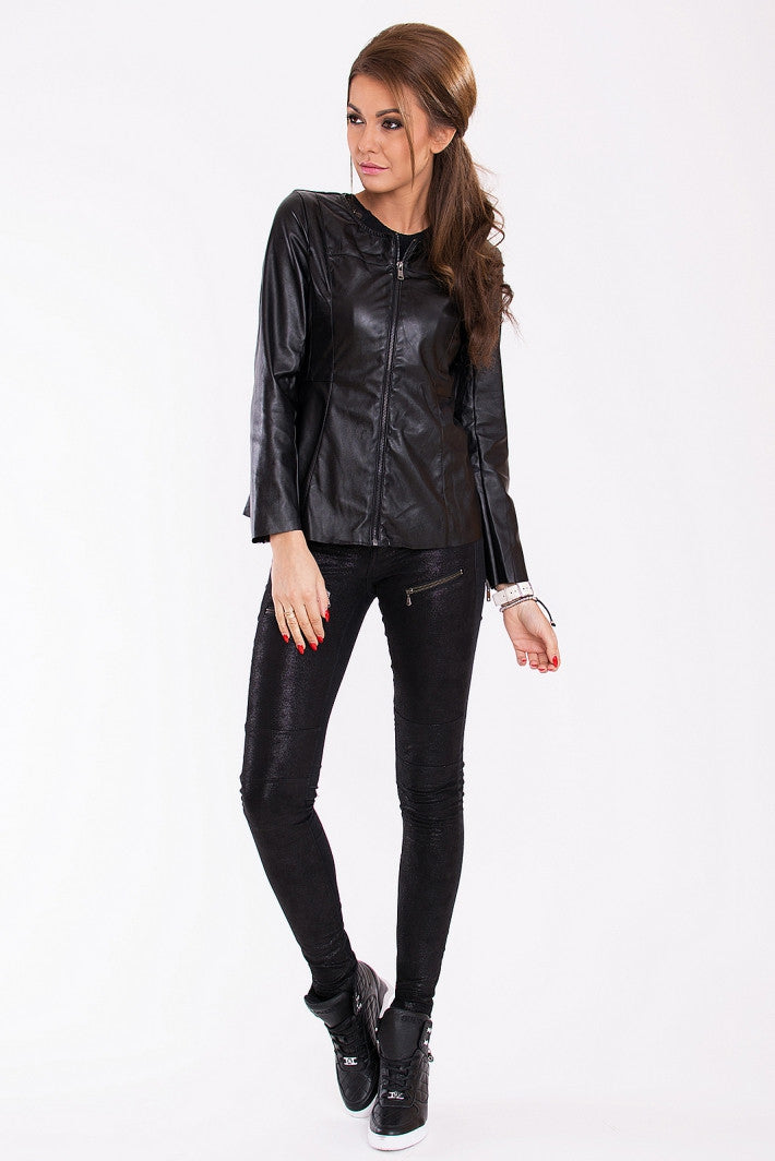 PINK BOOM JACKET - BLACK 9609-1