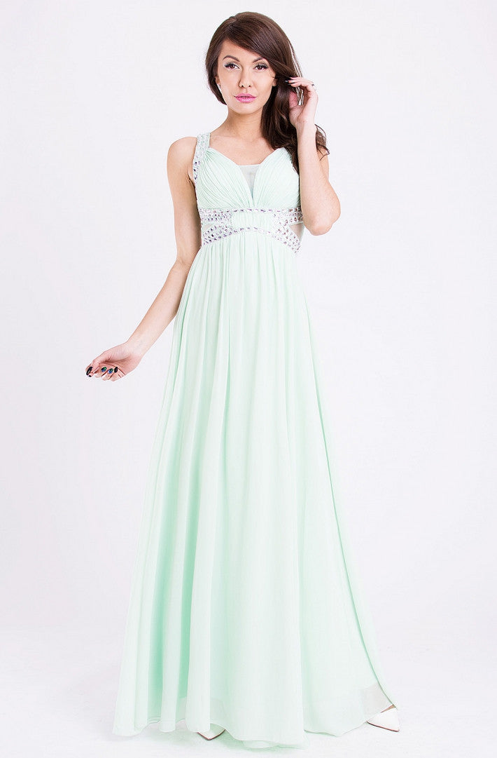 EVA & LOLA D DRESS - PISTACHIO 9707-4