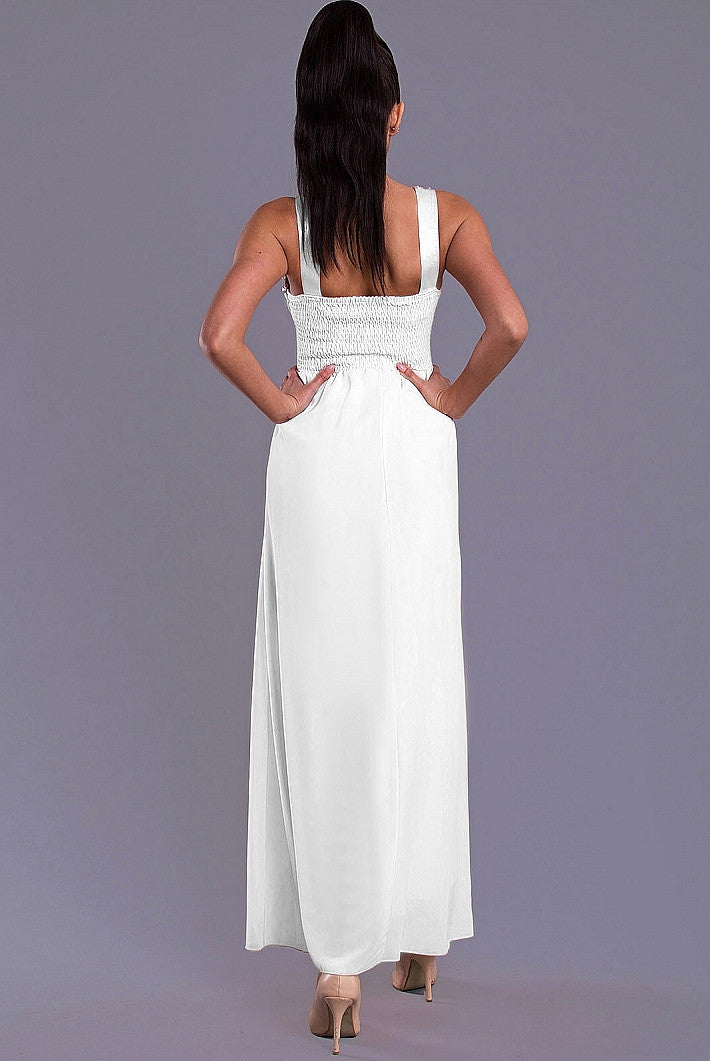 EVA & LOLA DRESS WHITE 7815-4