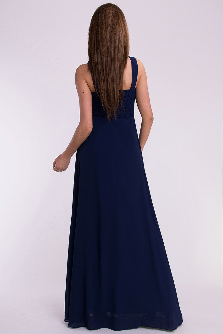 EVA & LOLA LONG DRESS - BLUE 10005-1