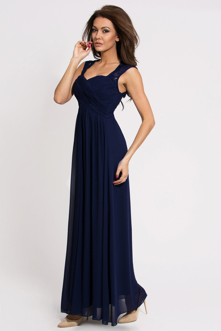 EVA & LOLA DRESS - BLUE 9711-2