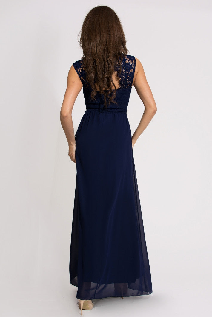 EVA & LOLA DRESS - BLUE 9711-2