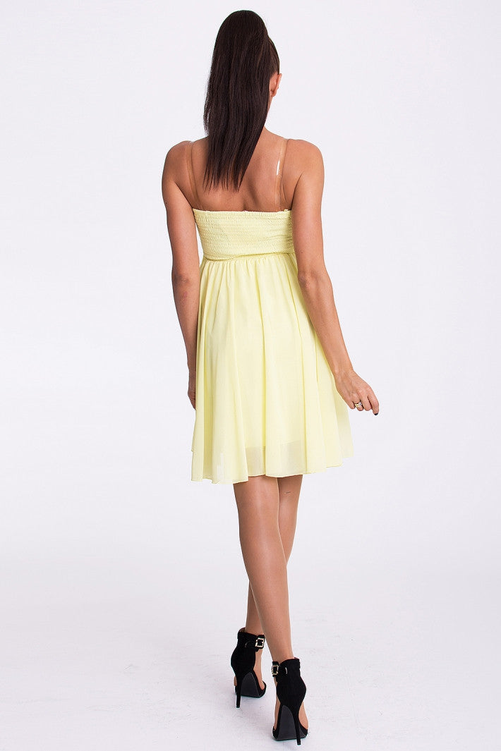 EVA & LOLA DRESS - LEMON 17001-6