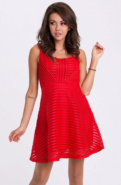 EMAMODA dress- RED 18007-1