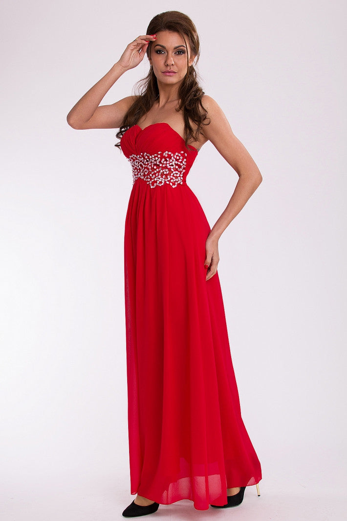 EVA & LOLA DRESS - RED 9610-2