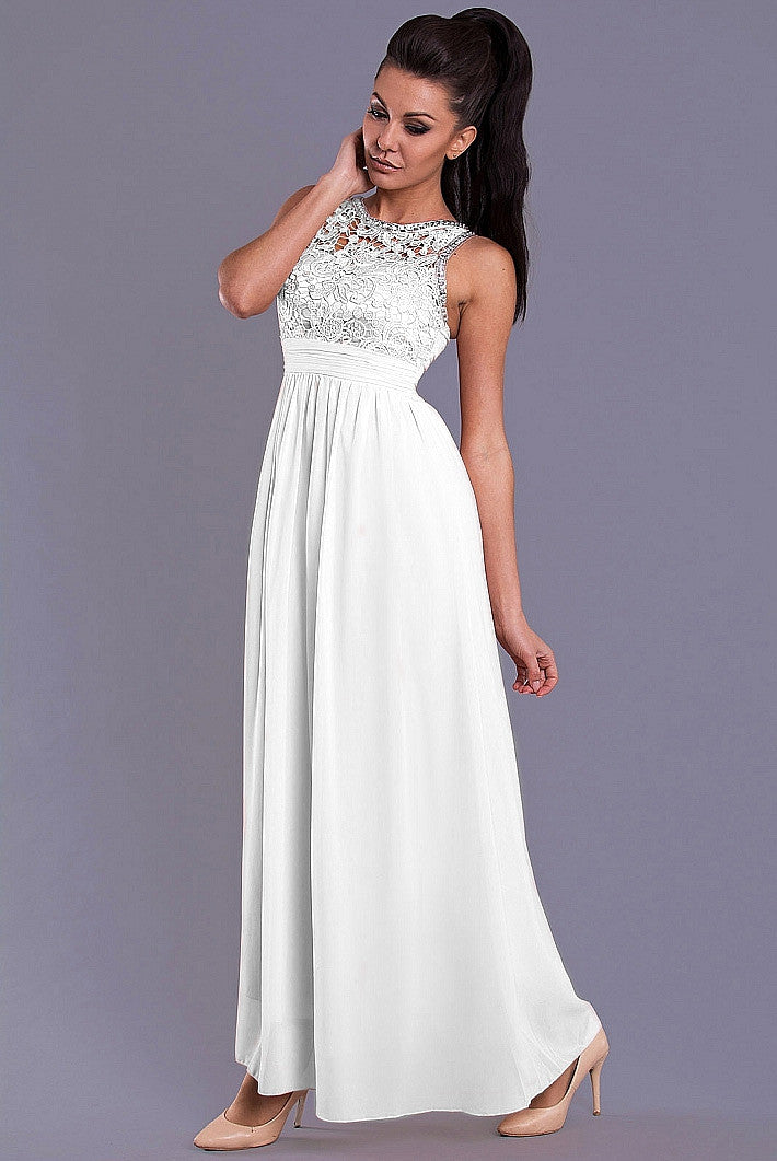 EVA & LOLA DRESS WHITE 7815-4