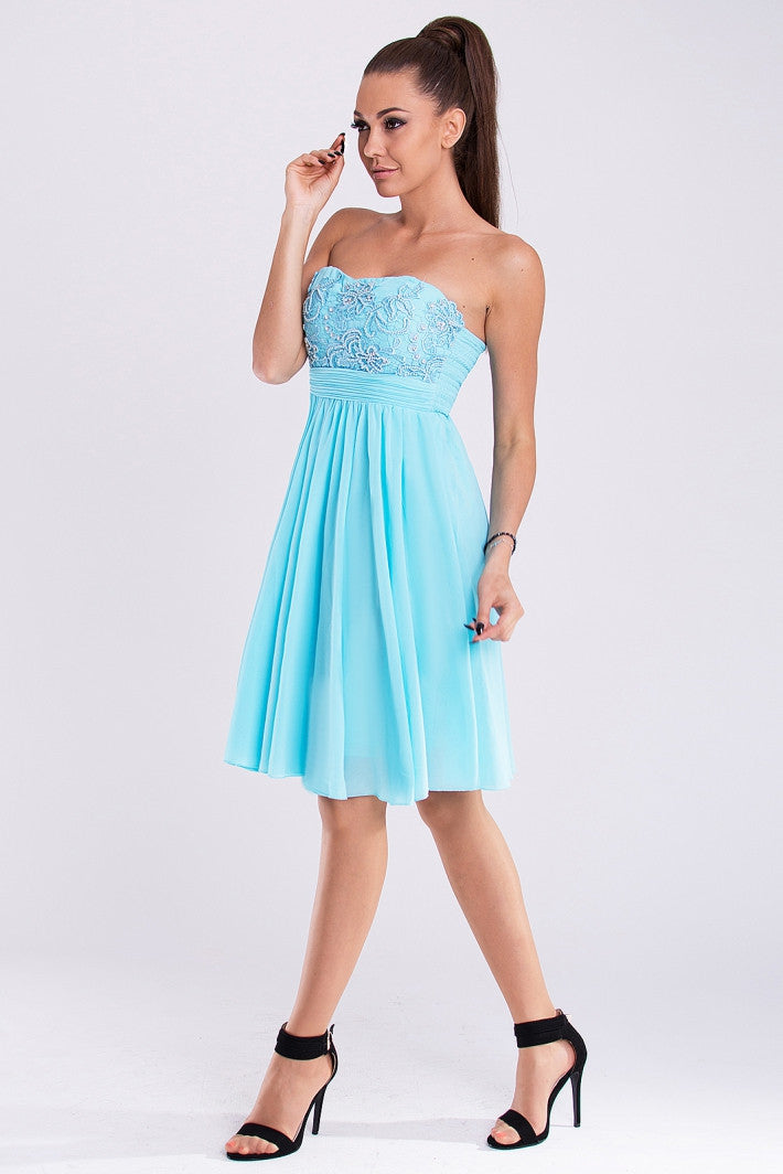 EVA & LOLA DRESS - BLUE 19010-1