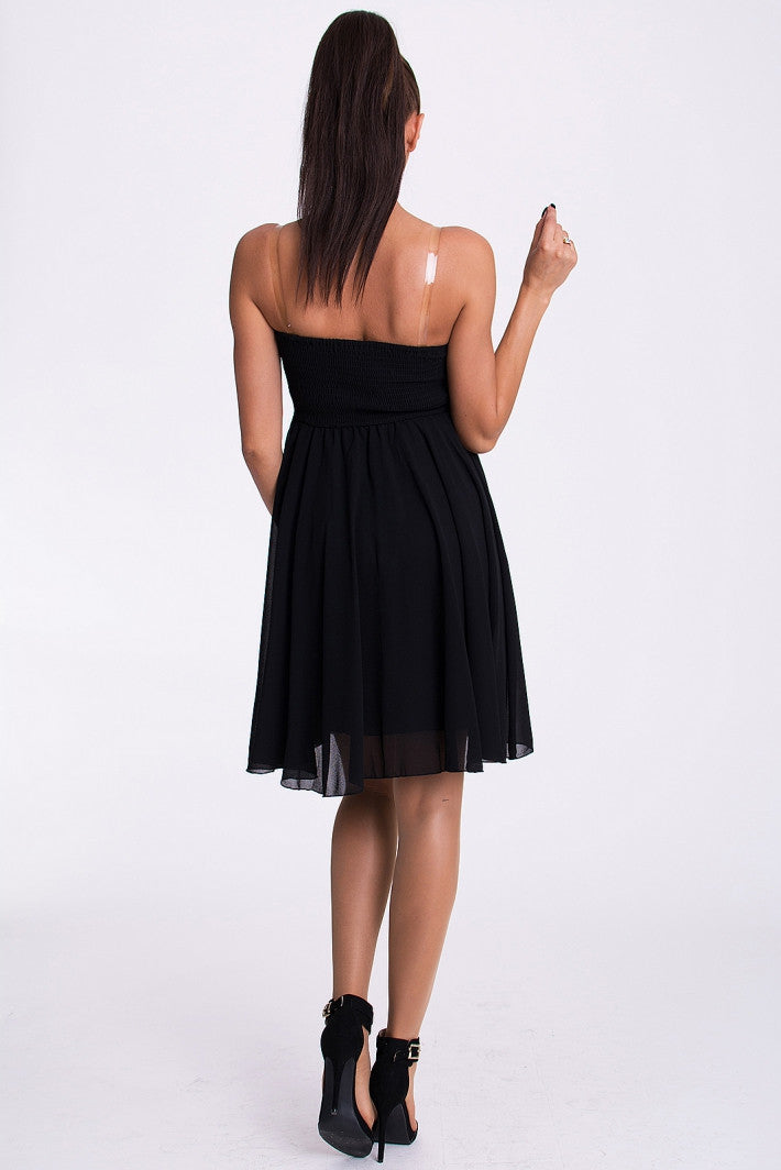 EVA & LOLA DRESS - BLACK 17001-1