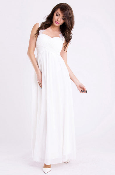 EVA & LOLA DRESS - WHITE 9711-5