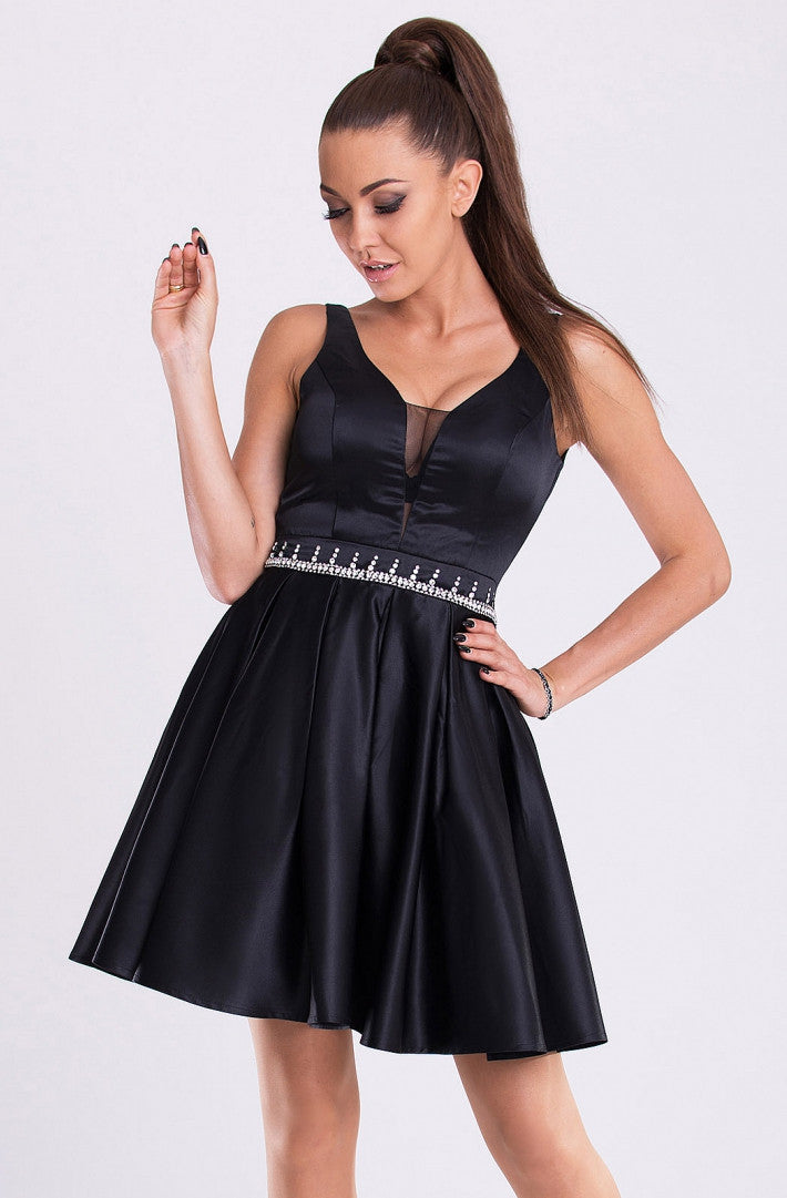 EVA & LOLA DRESS - BLACK 19013-3