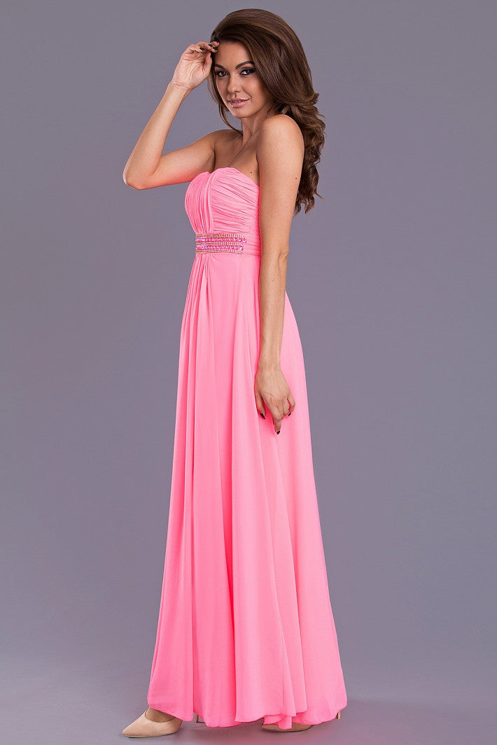 EVA & LOLA DRESS - NEON PINK 7909-7